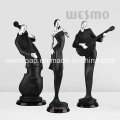 Poly Resin Musicians Fun Art Craft Statue Décor Sculpture